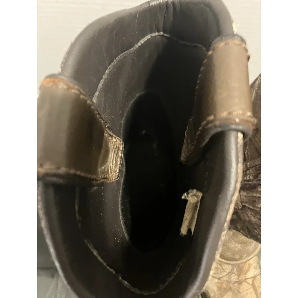 Game Winner Pull On Mens Hunting Camo Waterproof Boots US Size 8.9 Mid Calf - Picture 4 of 12